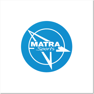 Vintage Matra Sports roundel - Matra blue Posters and Art